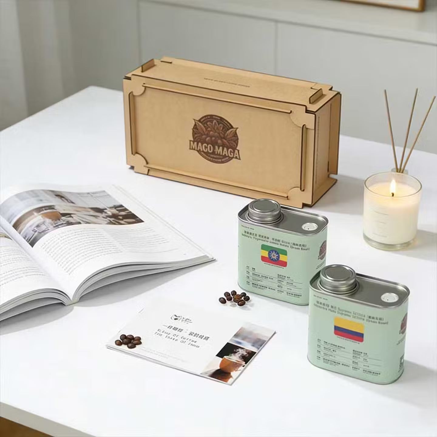 MAGO MAGA Multi-Origin Green Coffee Beans Gift Box
