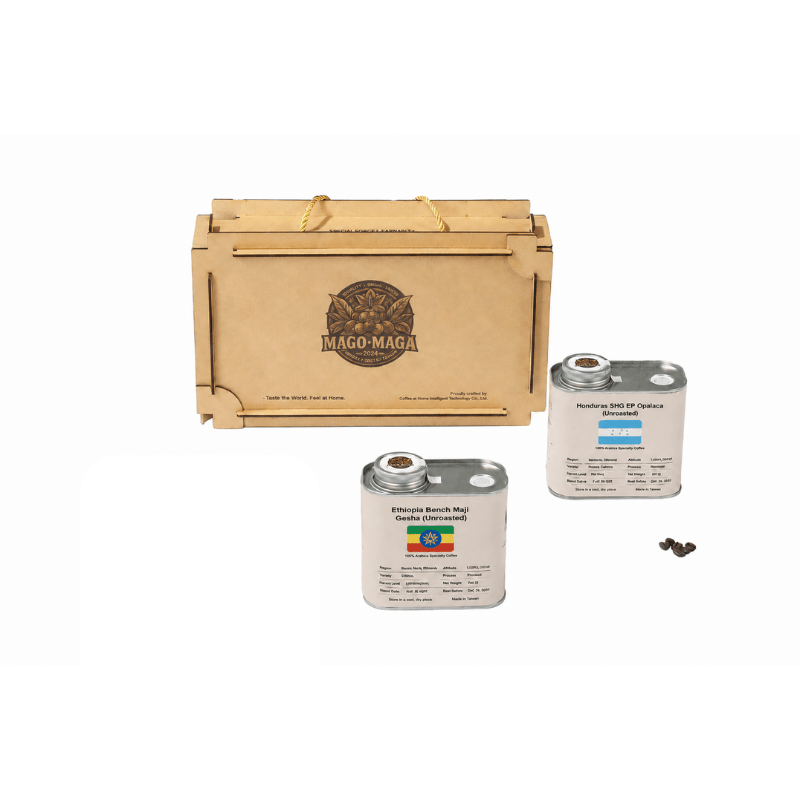 MAGO MAGA Multi-Origin Green Coffee Beans Gift Box - Mago Maga Coffee Bean Roaster