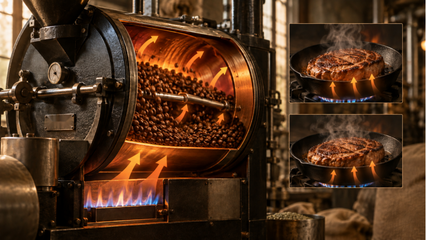 Drum vs. Hot-Air Roasters: How Drum Roasters Transfer Heat