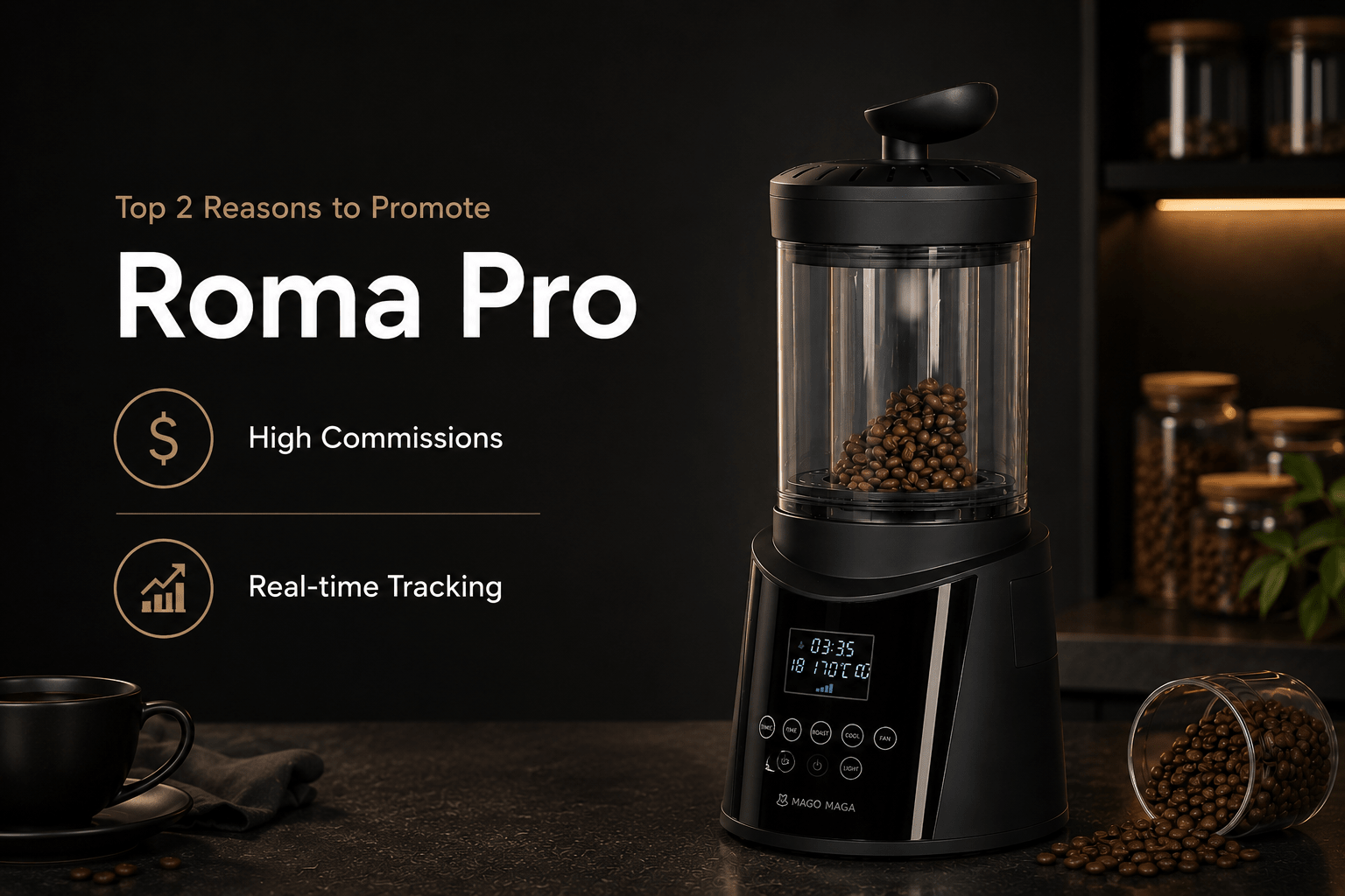 ☕ The Ultimate MAGO MAGA Roma Pro (V1.5) Home Roasting Guide: From Green Beans to Masterpiece - Mago Maga Coffee Bean Roaster