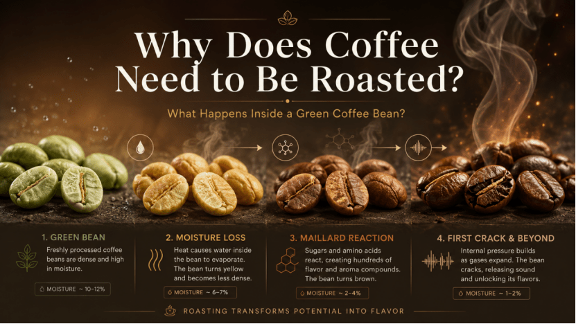 Why Do Coffee Beans Need to Be Roasted? - Mago Maga Coffee Bean Roaster