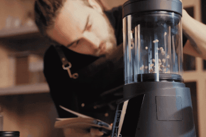 CE/ETL certified reliable home coffee roasting equipment. MAGOMAGA V1.5 guarantees a stable and consistent daily roast.