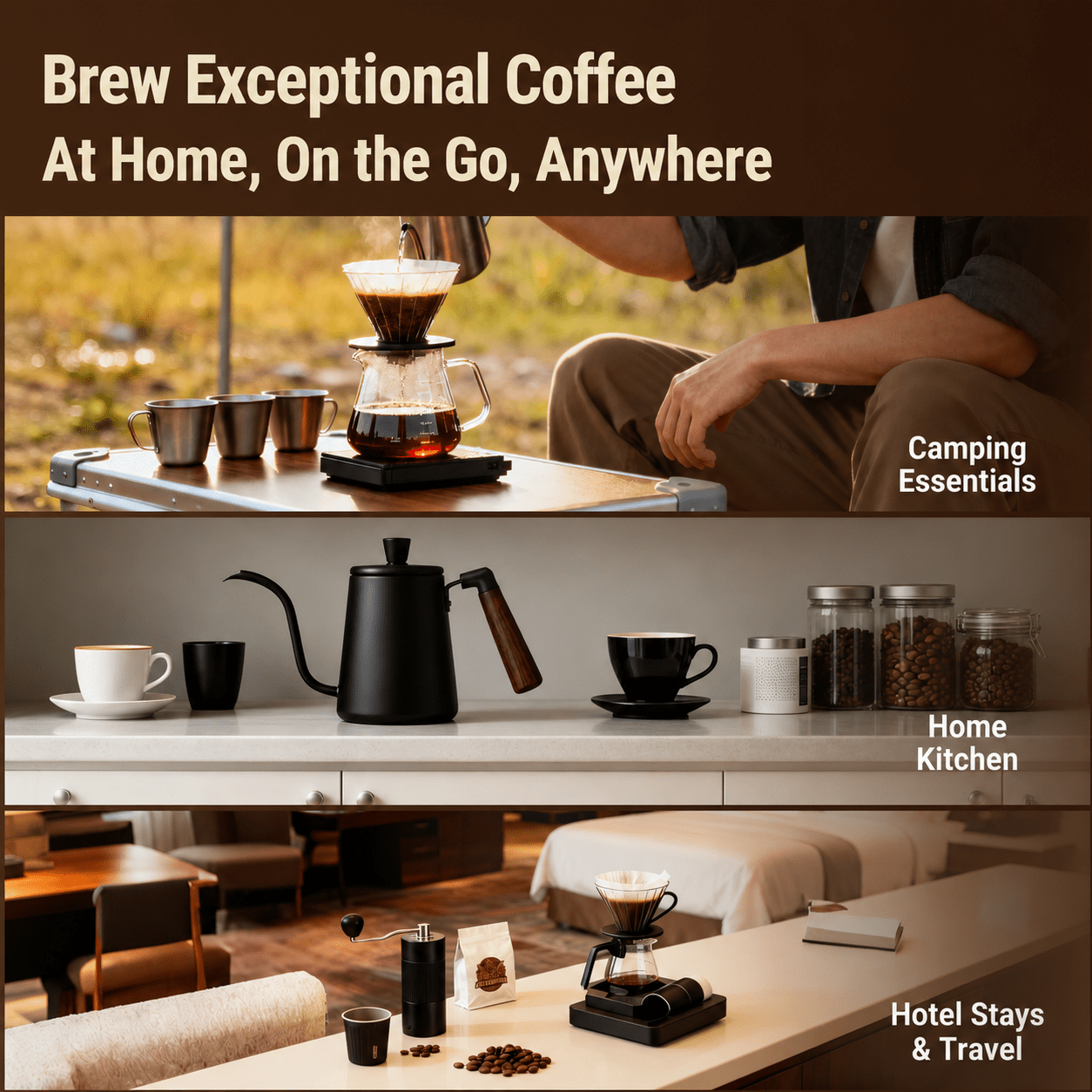 MAGO MAGA Pour Over Coffee Travel Kit - Mago Maga Coffee Bean Roaster