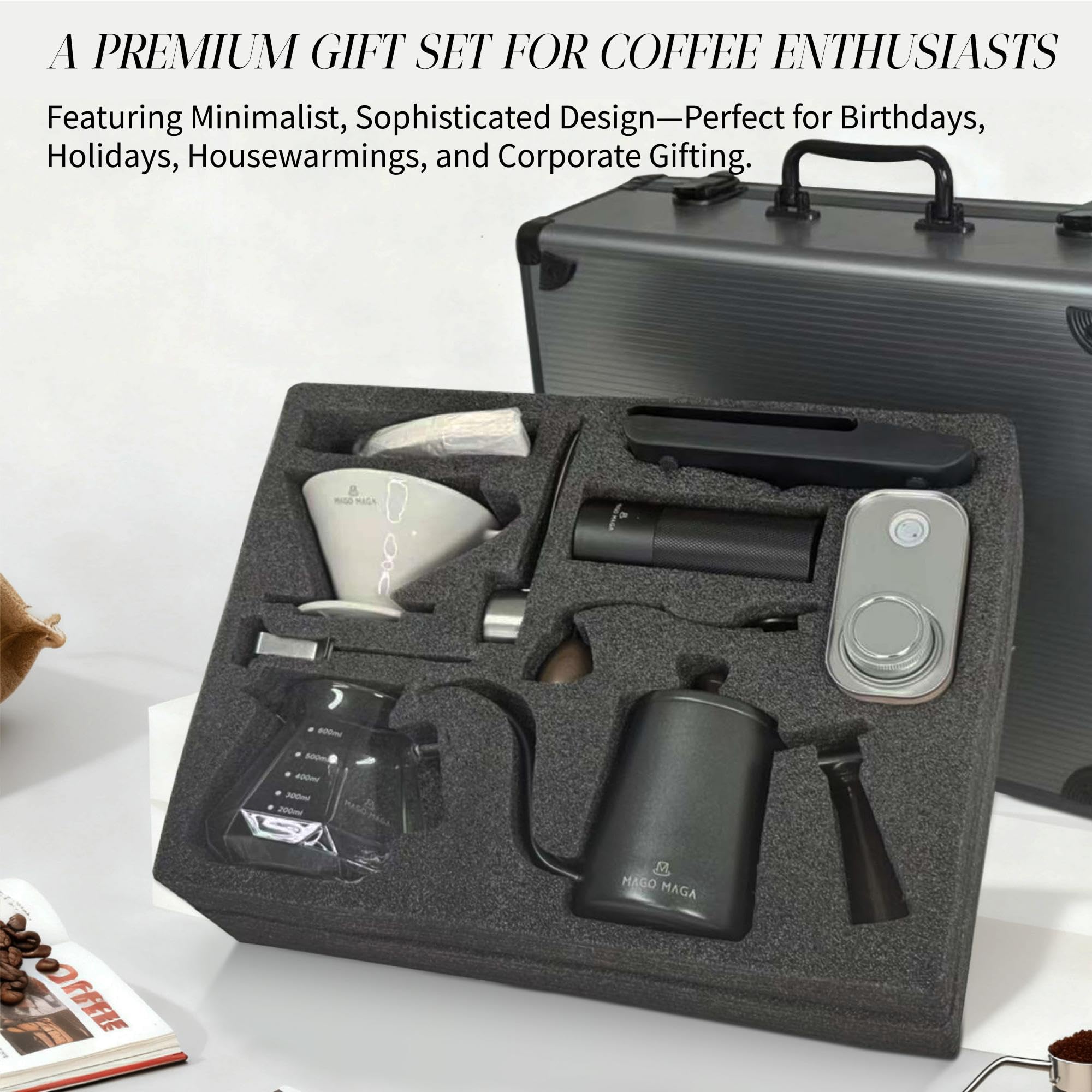 MAGO MAGA Pour Over Coffee Travel Kit - Mago Maga Coffee Bean Roaster